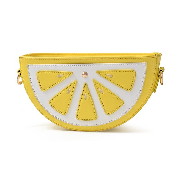 New Cute Watermelon Lemon Shaped Crossbody Clutch Purse Bag Fruit Style Purse o - Picture 1 of 5